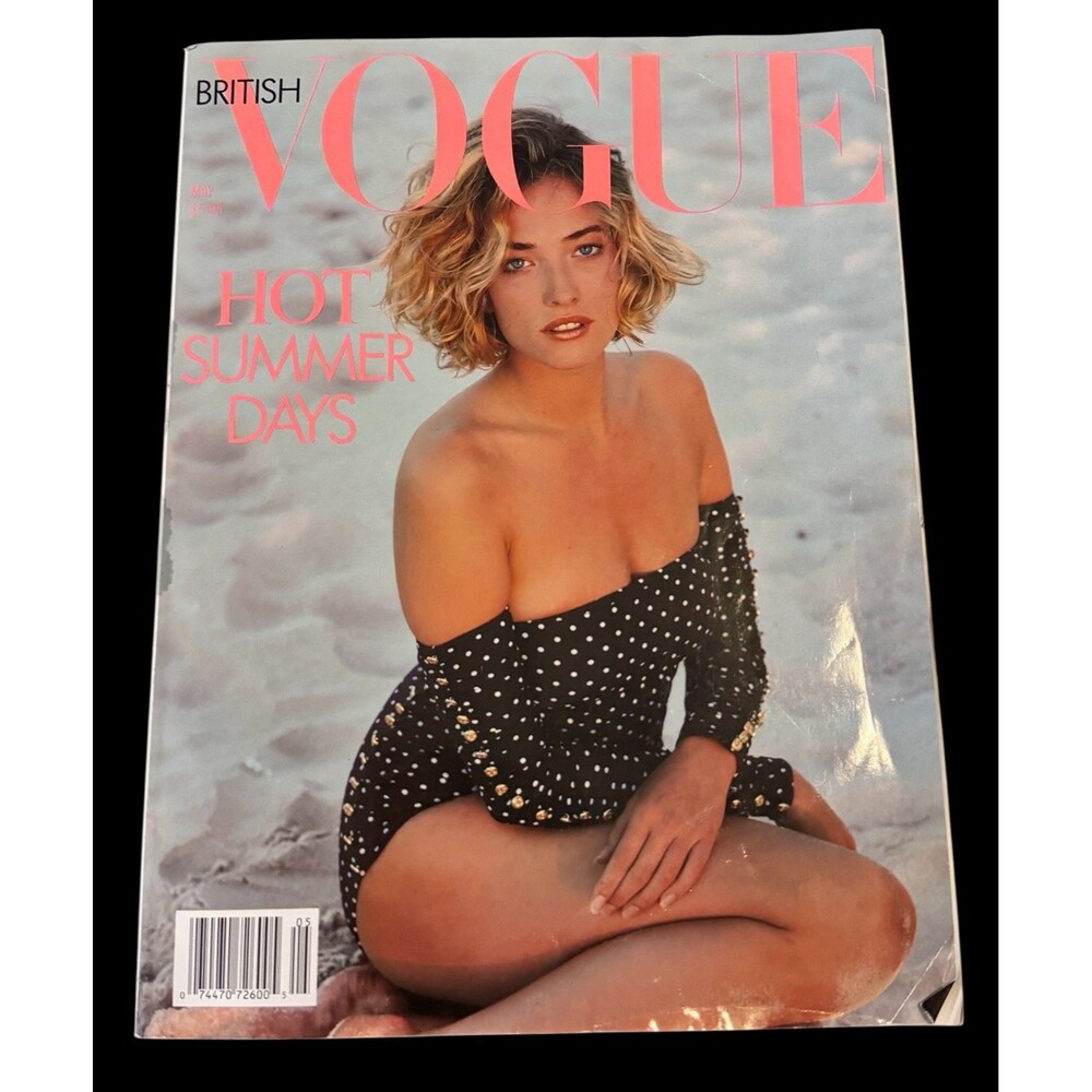 Vogue British May 1989 Hot Summer days. Rare. Read
